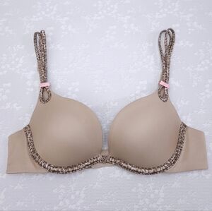 Victoria's Secret Sexy Little Things Push-Up Bra Leopard Print 32B